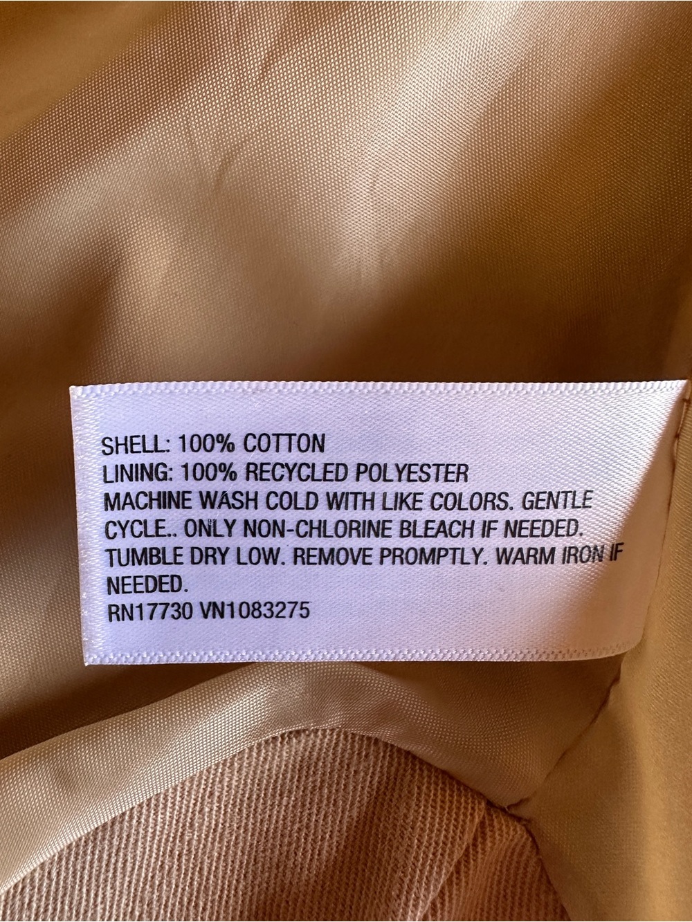 Universal Thread Tan Utility Jacket with Waist Drawstring - Picture 7 of 7